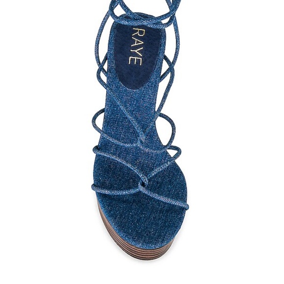 RAYE Dionne Platform in Indigo Blue - Picture 4 of 5